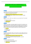 AZ-104 Microsoft Azure Administrator &vert;Azure Administrator Associate Practice Questions and Correct Answers&vert; Rated A&plus;