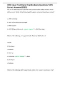 AWS Cloud Practitioner Practice Exam Questions&sol;100&percnt; Correct Answers &lpar;2023&rpar;
