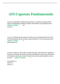 ATI Capstone Fundamentals 2023 