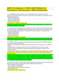 ANCC IQ Domains 1-5 Qbank all correctly answered&semi; latest updated summer 2022 & ANCC IQ domain 3 2021&sol;2022 Rated A&plus; Questions And Answers With Rationales&period;