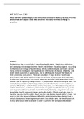 HLT 362V Topic 5 Discussion Question 1 &lpar;2 Versions&rpar; Grand Canyon Spring 2023