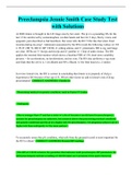 Preeclampsia Jennie Smith Case Study Test with Solutions