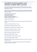 wonderlic sle test question and answers verified 100&percnt; correct&excl;&excl;