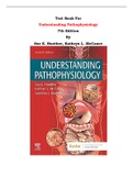 Test Bank For Understanding Pathophysiology  7th Edition By Sue E. Huether, Kathryn L. McCance |All Chapters, Complete Q & A, Latest|