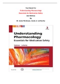 Test Bank For Understanding Pharmacology Essentials for Medication Safety 2nd Edition By M. Linda Workman, Linda A. LaCharity |All Chapters, Complete Q & A, Latest|