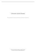 Chemistry Gizmo Density