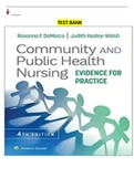  Test Bank for Community and Public Health Nursing-Evidence for Practice 4Ed&period;by Rosanna DeMarco & Judith Healey-Walsh Complete & Updated for  2024