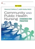 COMPLETE - Elaborated Test bank for Community and Public Health Nursing-Evidence for Practice 4Ed.by Rosanna DeMarco & Judith Healey-Walsh