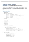 Building Java Programs A Back to Basics Approach, 5e Stuart Reges, Marty Stepp (Solution Manual)