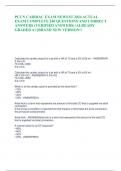 PCCN CARDIAC EXAM NEWEST 2024 ACTUAL  EXAM COMPLETE 240 QUESTIONS AND CORRECT  ANSWERS &lpar;VERIFIED ANSWERS&rpar; &vert;ALREADY  GRADED A&plus;&vert;&vert;BRAND NEW VERSION&excl;&excl;