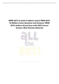 NRNP 6675 15 week 6 midterm exam&sol; NRNP 6675- 15 Midterm Exam Questions and Answers&sol; NRNP  6675 midterm Actual Exam with 100&percnt; Correct  Answers &lpar;Best Revision Material&rpar;