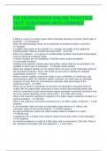 PSI JOURNEYMAN ONLINE PRACTICE TEST QUESTIONS WITH VERIFIED ANSWERS
