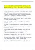 S-12 S-13 STANDPIPE AND SPRINKLER PRACTICE QUESTIONS AND ANSWERS&period;
