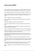 Astronomy DSST questions and answers rated A&plus; 2025&sol;2026