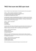 TNCC final exam test 2023 open book &lpar; A&plus; GRADED 100&percnt; VERIFIED&rpar; LATEST 2023