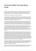 Astronomy DSST Free Clep Study Guide questions and answers rated A&plus; 2025&sol;2026
