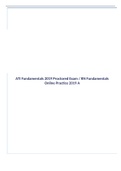 ATI Fundamentals 2019 Proctored Exam / RN Fundamentals Online Practice 2019 A
