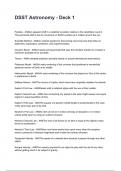 DSST Astronomy - Deck 1 questions and answers rated A&plus; 2025&sol;2026