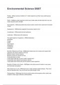 Environmental Science DSST questions and answers rated A&plus; 2025&sol;2026