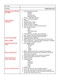 NFS 1020 Lecture Notes - Healthy Body Part 2