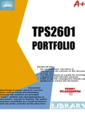 TPS2601 Assignment 50 2024 (PORTFOLIO)