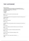 DSST Astronomy questions and answers rated A&plus; 2025&sol;2026 &lpar;ALL BUNDLED HERE&excl;&excl;&excl;&rpar;