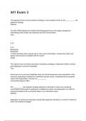 441 Exam 3 Questions and Answers 2024&sol;2025&period;