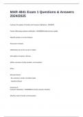 MAR 4841 Exam 1 Questions & Answers 2024&sol;2025