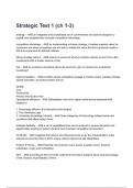 Strategic Test 1 &lpar;CH 1-3&rpar; Questions with complete solutions 2024&sol;2025&lpar; A&plus; GRADED 100&percnt; VERIFIED&rpar;&period;