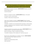 M-100 The Essentials of Community Association Management questions with correct answers