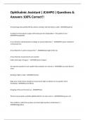 Ophthalmic Assistant &lpar; JCAHPO &rpar; Questions & Answers 100&percnt; Correct&excl;&excl;