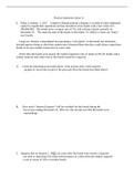 ACC 3100 - Baruch College- ACC 3100 Practice Questions with Solutions.