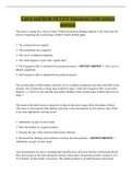 Labor and Birth NCLEX Questions with correct answers