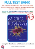 Test Bank For Microbiology with Diseases by Body System 5th Edition By Robert W. Bauman 9780134477206 Chapter 1-26 Complete Guide .