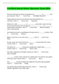 Certified Storm Water Operator Exam Q&A