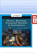 SOLUTION MANUAL For Money&comma; Banking&comma; Financial Markets and Institutions&comma; 2nd Edition by Brandl Michael&comma; Verified Chapters 1 - 24&comma; Complete Newest Version