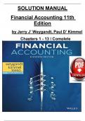 Solutions Manual Intermediate Accounting; Prepared for Use in Accounting 302,