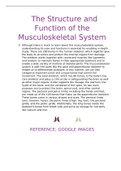 BTEC APPLIED SCIENCE PEARSON 8A: Musculoskeletal System 