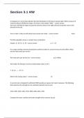 Section 3&period;1 HW Practice Exam Questions And Answers Guaranteed Pass&period;