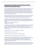 Reproduction - Polycystic Ovarian Syndrome &lpar;PCOS&rpar; Questions with complete answers