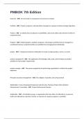 PMBOK 7th Edition TEST BANK