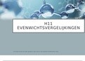 Presentatie Scheikunde, Chemie (M1_TC)  H11 Evenwichtsvergelijkingen deel I  -   Basischemie voor het MLO, ISBN: 9789077423875