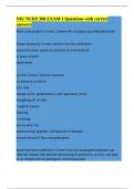 NIU NURS 308 EXAM I Questions with correct answers&period;