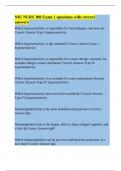 NIU NURS 308 Exam 1 questions with correct answers&period;