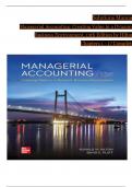 TEST BANK For Managerial Accounting&colon; Creating Value in a Dynamic Business Environment&comma; 13th Edition by Hilton &vert; Verified Chapter's 1 - 17 &vert; Complete