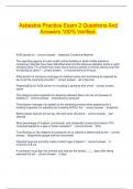   Asbestos Practice Exam 2 Questions And Answers 100&percnt; Verified&period;