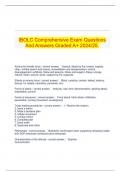  IBOLC Comprehensive Exam Questions And Answers Graded A&plus; 2024&sol;25&period;