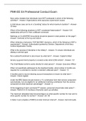 PMK-EE E4 Professional Conduct Exam