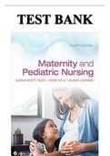 Maternity and Pediatric Nursing 4th Edition Ricci Kyle Carman Test Bank