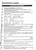 Progressions and series Mathematics Questions and Answers